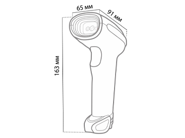 Сканер штрихкода беспроводной с подставкой МОЙPOS MSC-3208 WEC2D